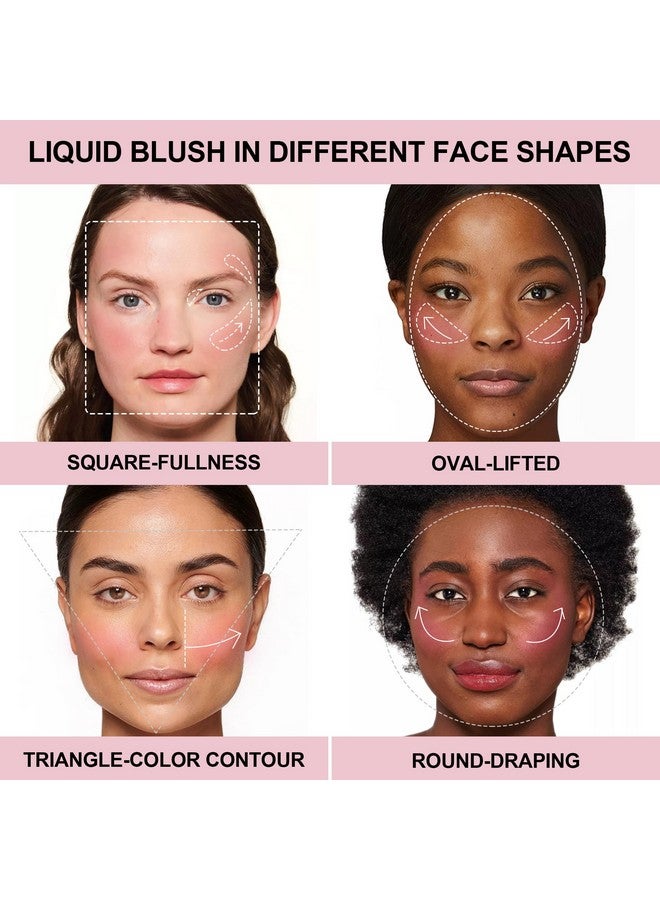 FV Liquid Blush High Pigmented Soft Cream Blush For Cheeks Long Lasting Cheek Tint With Dewy Finish Breathable & Lightweight Makeup Blush For Natural Look (Honey) - Image 5