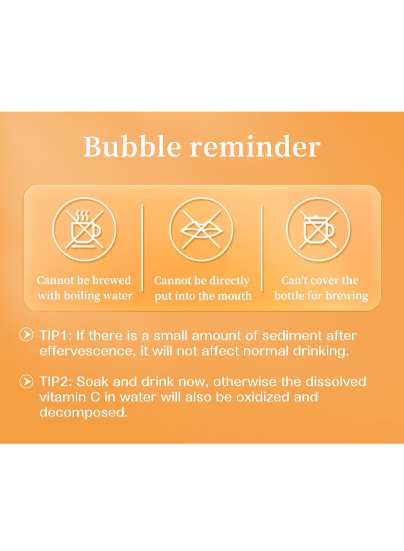 Winstown Wins Town Vitamin C Complex: 20 effervescent tablets per pack, 24.5 mg Vitamin C per tablet. Boosts immunity. Orange flavor (3-pack). - Image 5