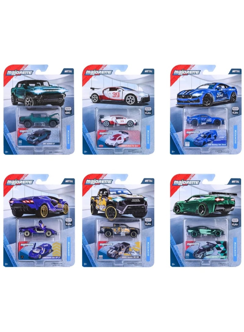 Majorette Auto Showroom Deluxe Metal Toy Car with Collection Box & Opening Parts, Assorted Styles - Image 2
