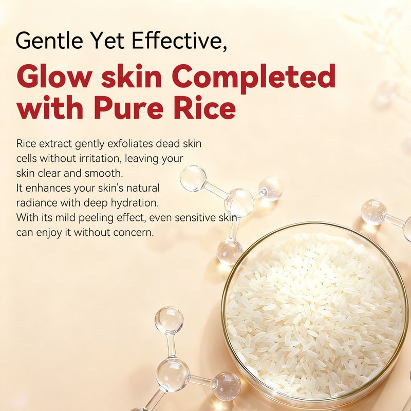 Danliss White Rice Niacinamide Exfoliating Essence Spray for Moisturizing, Brightening & Even Skin Tone, 100ml - Image 2