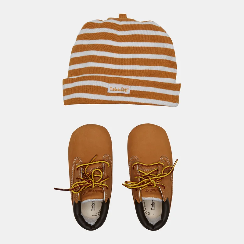 Timberland Kids' Crib Bootie and Hat Set (Baby & Toddler)