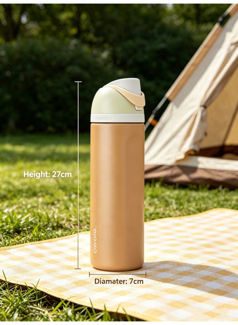 Owala 27cm Height 7cm Diameter Flip Sip Insulated Water Bottle, 24H Cold & 12H Hot Leakproof Travel Thermal Flask, BPA-Free Stainless Steel Tumbler for Gym, Office, Picnic, Camping, Hiking & Daily Use - Image 5