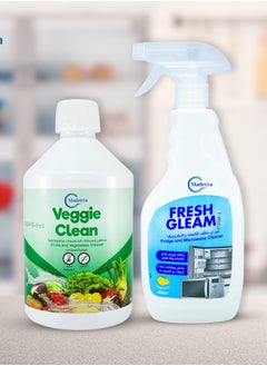Maderra Fresh gleam microwave and fridge cleaner+ veggie clean vegetable and fruits cleaner  - Image 2
