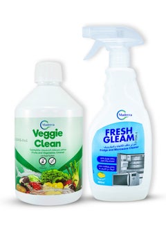 Maderra Fresh gleam microwave and fridge cleaner+ veggie clean vegetable and fruits cleaner  - Image 1