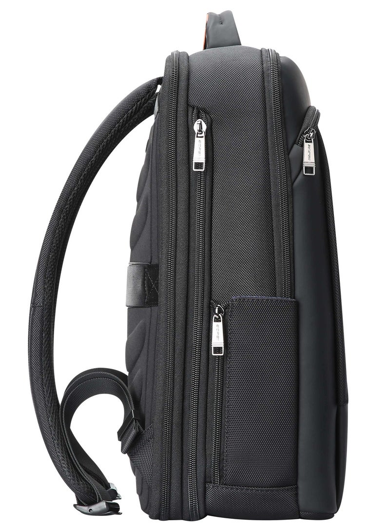 Bopai Business Laptop Backpack 15.6 Inch Professional USB Charging School Daypack with Anti-theft TSA Lock, Waterproof Office Shoulder Bag BO-BB311, Black - Image 4