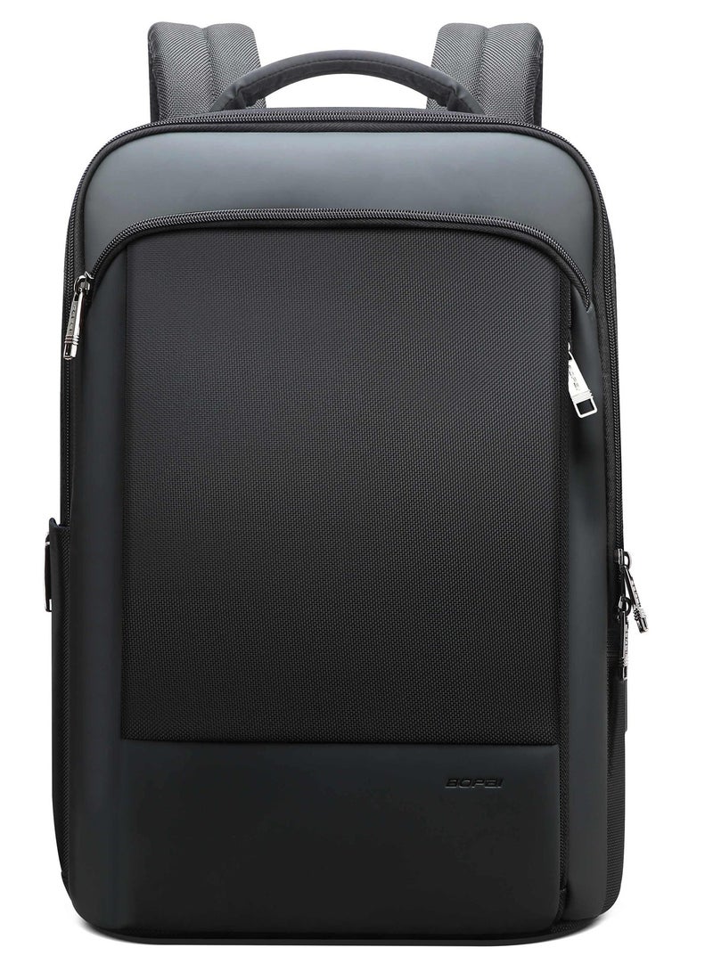 Bopai Business Laptop Backpack 15.6 Inch Professional USB Charging School Daypack with Anti-theft TSA Lock, Waterproof Office Shoulder Bag BO-BB311, Black - Image 3