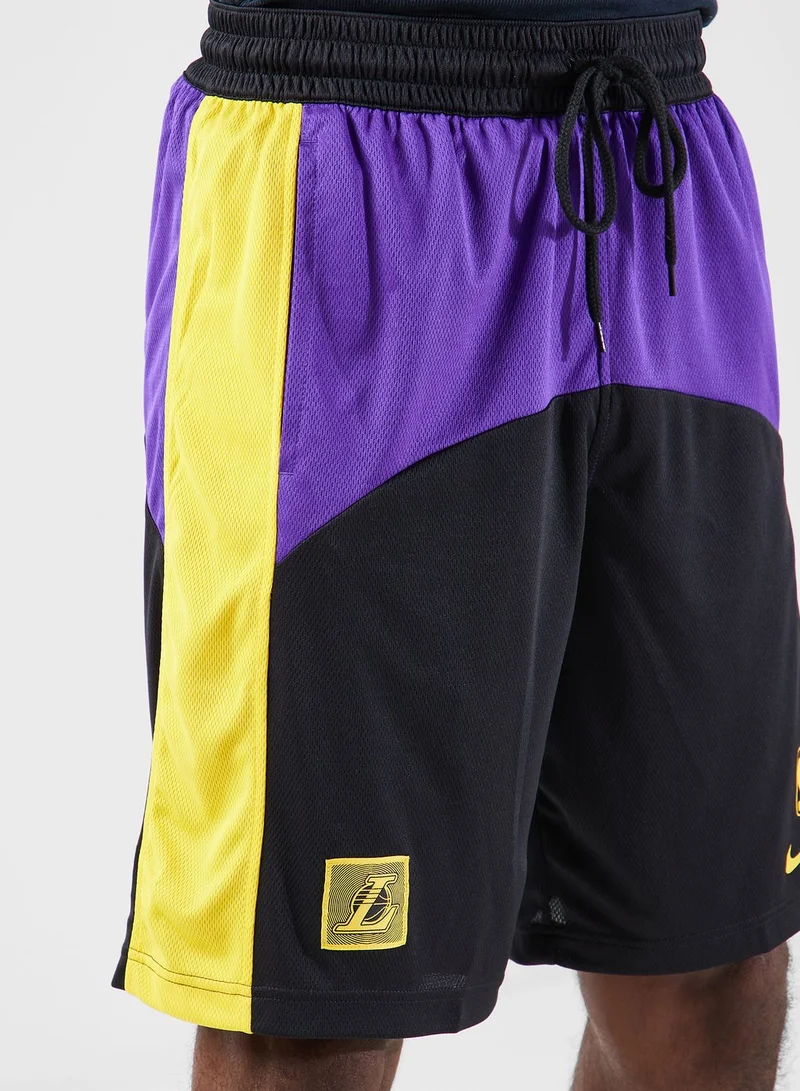 Nike Los Angeles Lakers Dri-Fit Starts Shorts