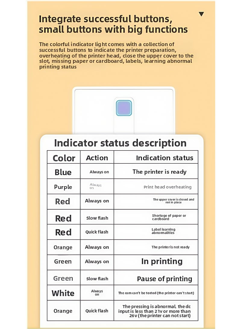 Claison ​​Thermal Printer, Thermal Barcode Label Printer, Adhesive Sticker Printer, Clothing Tag Label Machine​ - Image 5