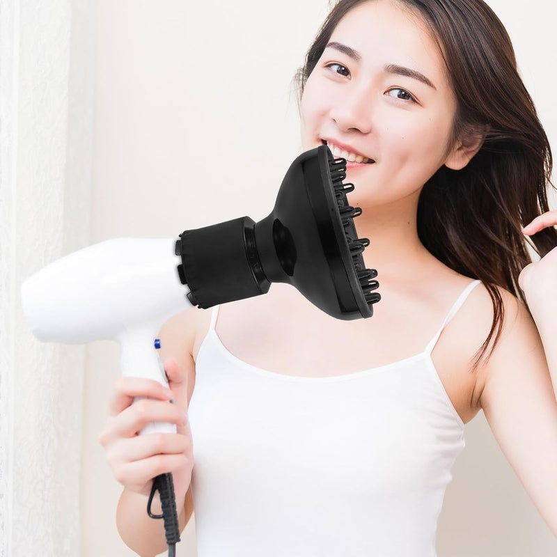 Multi-color available build Universal Hair Dryer Diffuser Attachment, Plastic Blow Dryer Diffuser for Curly Hair, Adjustable Airflow Styling Tool, Black, Compatible 4.2-6.2cm Nozzle for Home and Travel Use Gulf standard sizing alternatives Multi-hub shipment dispatch Non sticky surface Gulf climate tested upgraded quality Field tested quality Diverse purchase plan Ready varied options In-house warehouse packing Efficiency boosted construction Reliable daily use design Wear resistant Medium weight Market popular practical build Scratch resistant All-round applied quality General need oriented design Quick use-switch compatible build Any KSA address orderable All choice modern design Polished safe edge Fixed & portable compatible Cost saving design picks Versatile application Flexible sizing options - Image 5