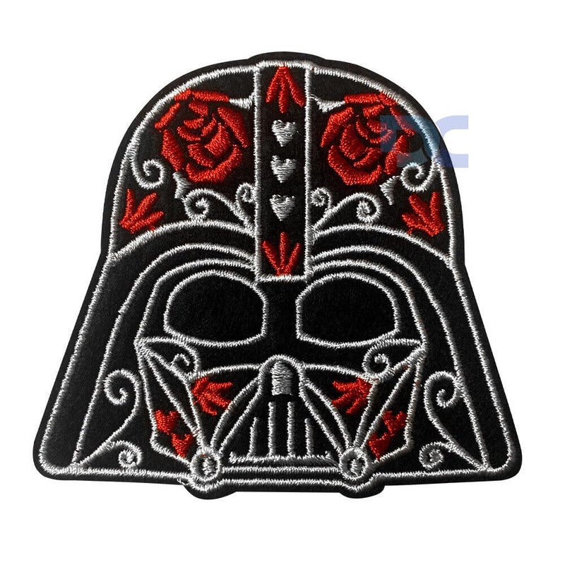 Daily Crafts Daily Crafts 1 pc Star Warrior Embroidered Sew on Patches Iron on Cloth Stickers Big for Clothes Jackets Pants Jeans Bags Boutique Multicolour Different Embroidery DIY Patches Warrior Patch