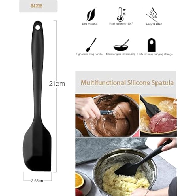 rayihni 2 Pack Double Boiler Pot Set Stainless Steel Melting Pot With Silicone Spatula For Melting Chocolate Soap Wax Candle Making 600Ml And 1600Ml - Image 5