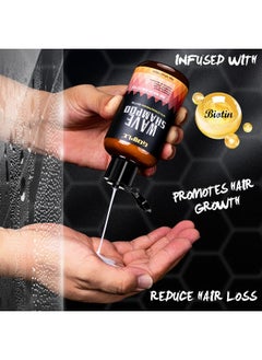 Goiple 360 Wave Shampoo Wave Pomade Strong Hold 360 Wave Training Hair Cream, Wave Butter for Men Pocket Palm Brush Curved Wave Brush for Men Silky Durags for Men Extra Long Tails Wave Brush Wave Cap Set  - Image 2