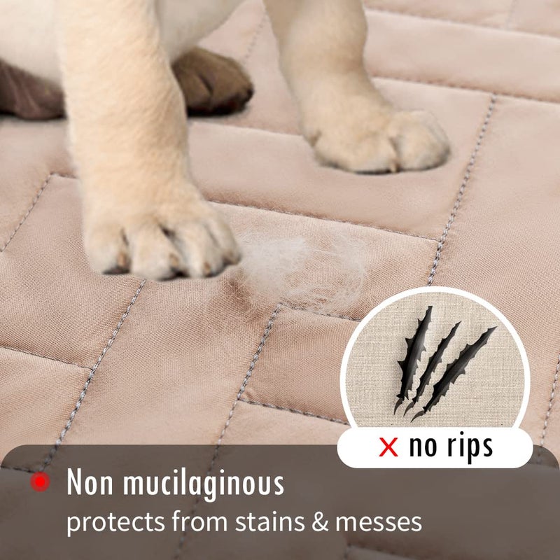 fuguitex Waterproof Dog Bed Cover Couch Cover for Pet Anti-Slip Cat Mat Pet Pad Blanket for Sofa Chair Recliner Bed Furniture Protrctor - Image 4