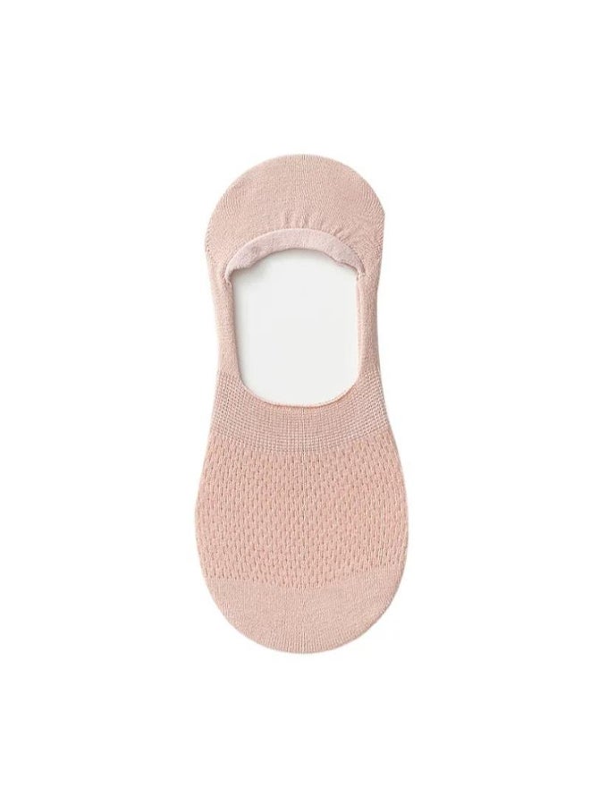 Summer Ultra-thin Breathable Sock Slippers Solid Color Low Cut Boat Socks Silicone Anti-slip Invisible No Show Socks