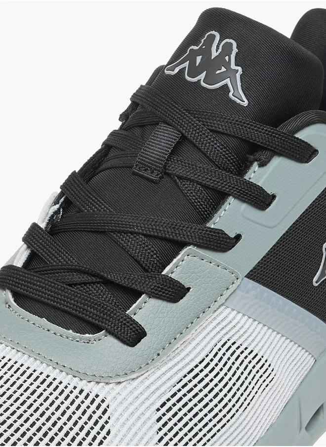 Kappa Men's Panelled Sports Shoes with Lace-Up Closure