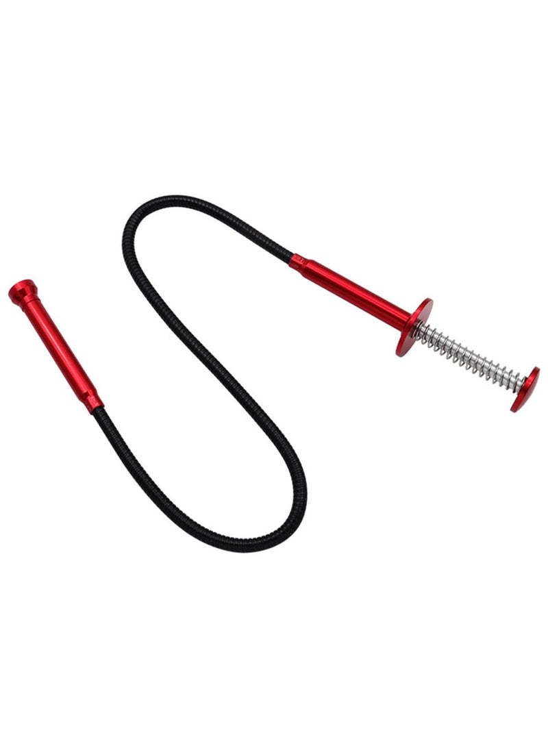 لوبيتيز أداة التقاط مغناطيسية مرنة قابلة للانحناء، 24 بوصة / 61 سم، أداة التقاط بأربعة مخالب، التقاط دقيق في المساحات الضيقة لحجرة المحرك/حوض المنزل/الصرف/الأقراط/المفاتيح/الأشياء المعدنية (اتجاه مغناطيسي) - Image 4