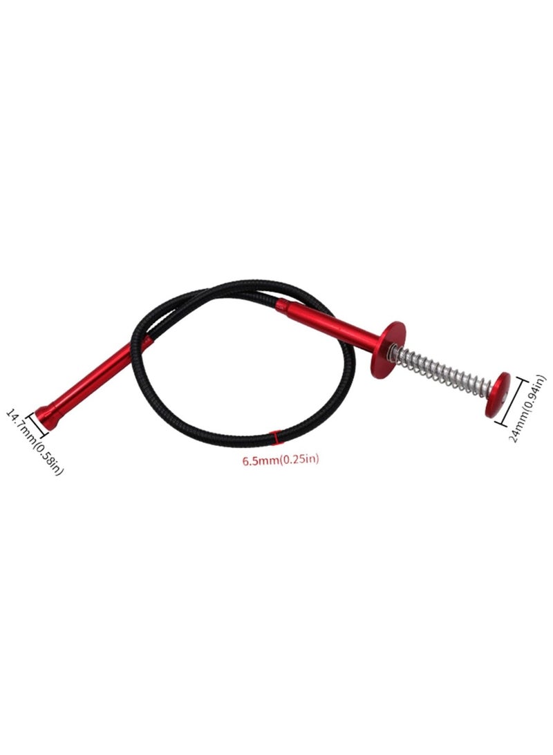 لوبيتيز أداة التقاط مغناطيسية مرنة قابلة للانحناء، 24 بوصة / 61 سم، أداة التقاط بأربعة مخالب، التقاط دقيق في المساحات الضيقة لحجرة المحرك/حوض المنزل/الصرف/الأقراط/المفاتيح/الأشياء المعدنية (اتجاه مغناطيسي) - Image 2