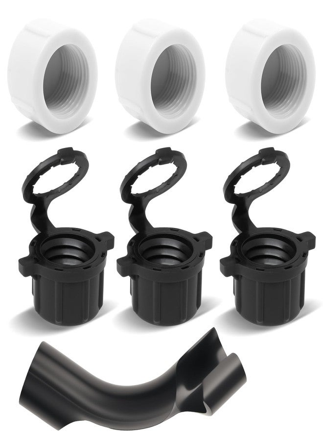 mapleza 3 Pcs Racing Fuel Jug Hose Cap with 1 Pcs Hose Bender, 3 PCS Fug Jug Vent Cap - Image 1