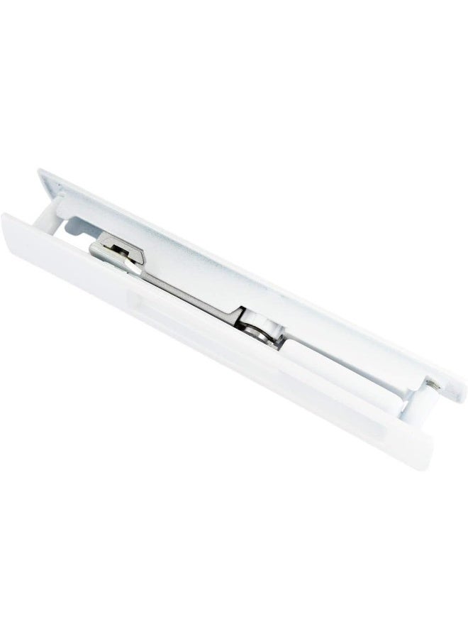 Aluminum Double Face Sliding Lock with Key, Balcony Door White Color - Image 2