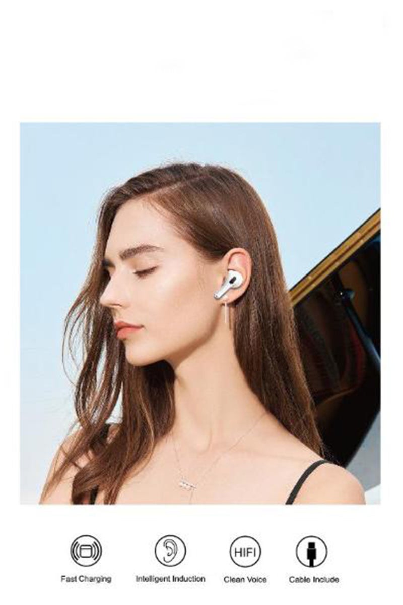 HooToo HT-EP74 Wireless Headphone, White - Image 3