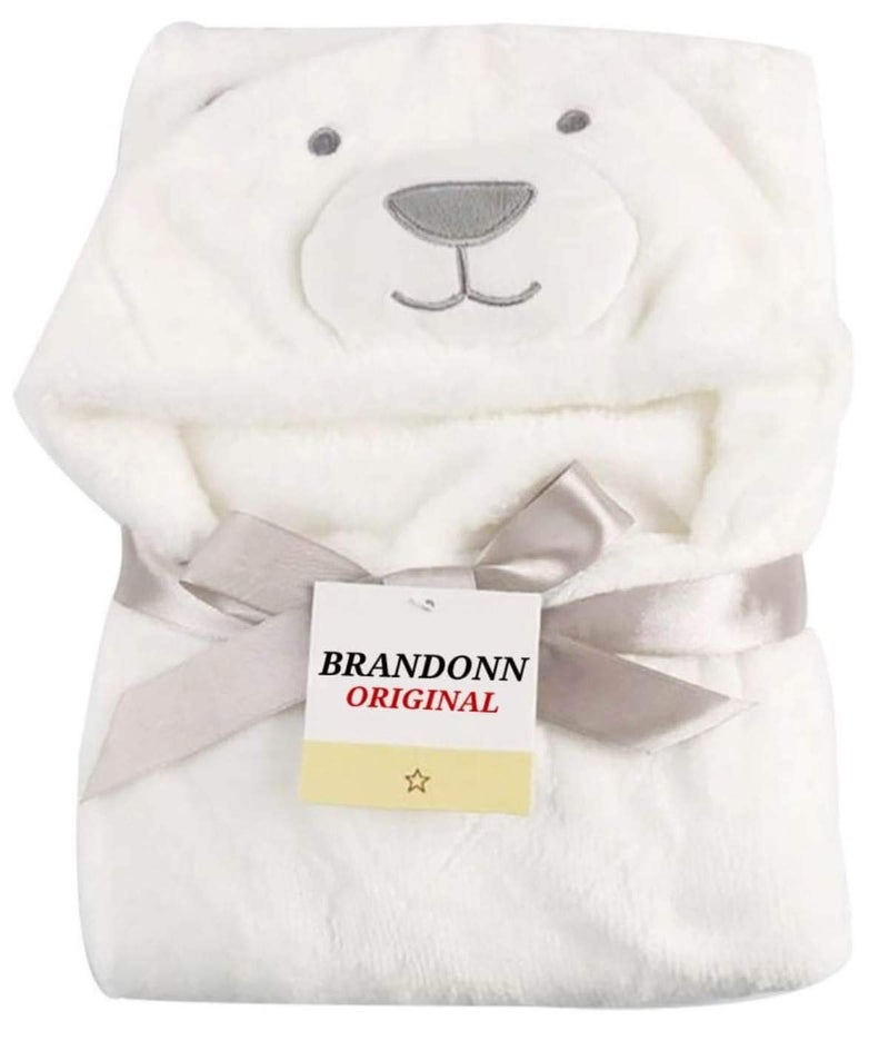 BRANDONN Baby Bath Towel New Born Combo Pack of Funny Hood Wrapper Cum Blanket for Baby Boys and Baby Girls Pack of 2 - Image 4