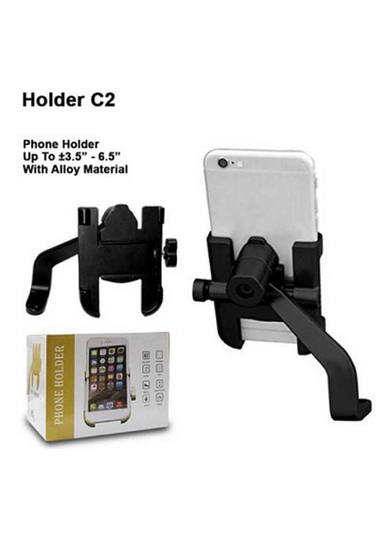 Bills - Adjustable Handlebar Cell Phone Holder,Aluminium Bike Phone Mount, Universal Mobile Holder for Bike, Motorcycle Bicycle Handlebar Cradle, Bike Phone Holder Compatible with All Phones - Image 1