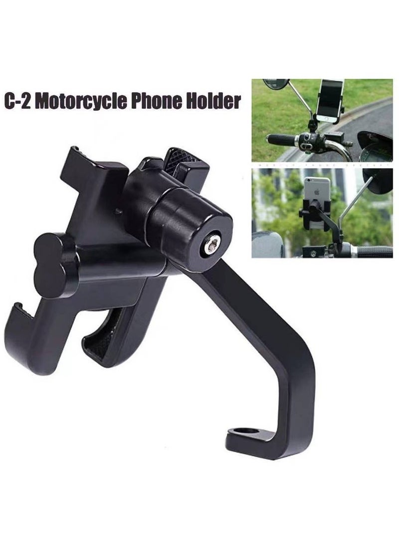 Bills - Adjustable Handlebar Cell Phone Holder,Aluminium Bike Phone Mount, Universal Mobile Holder for Bike, Motorcycle Bicycle Handlebar Cradle, Bike Phone Holder Compatible with All Phones - Image 1