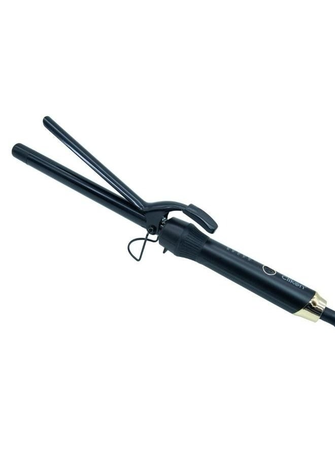 Clikon - 19mm Chrome Plated Hair Curler, Fast Heating Element, 360° Swivel Power Cord, 2 Year Warranty, 45 Watts, Black - CK3306