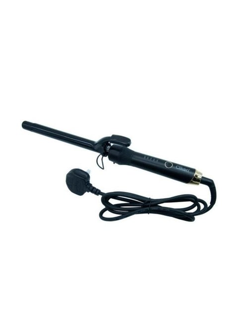 Clikon - 19mm Chrome Plated Hair Curler, Fast Heating Element, 360° Swivel Power Cord, 2 Year Warranty, 45 Watts, Black - CK3306