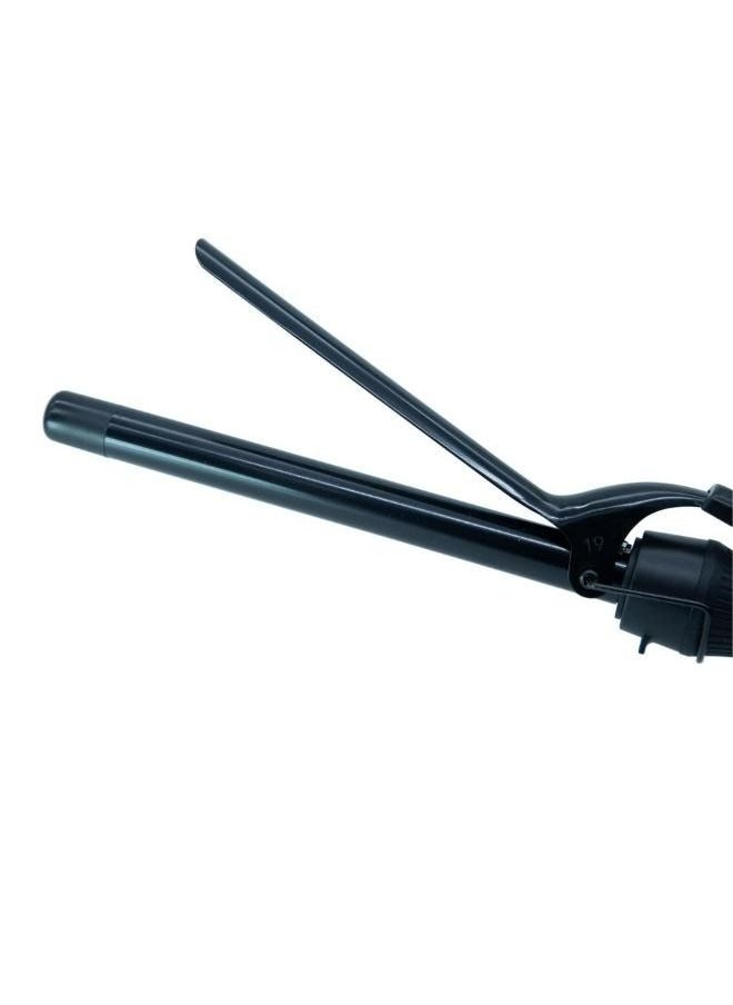 Clikon - 19mm Chrome Plated Hair Curler, Fast Heating Element, 360° Swivel Power Cord, 2 Year Warranty, 45 Watts, Black - CK3306