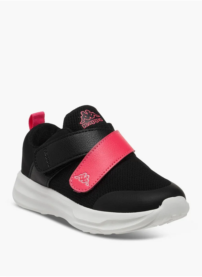 Kappa Girls' Logo Detail Sports Shoes with Hook and Loop Closure