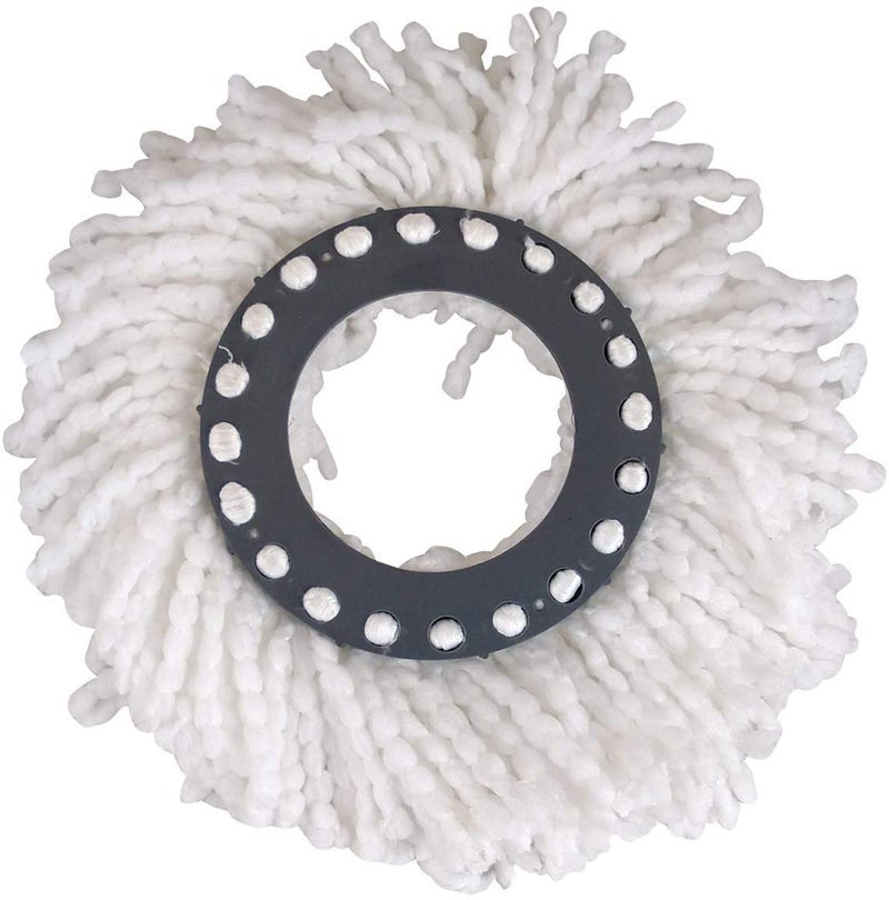 Skyzone Stainless Steel Mop Rod Stick Mops for Floor Cleaning Rotating Spin Mop Handle - Image 2