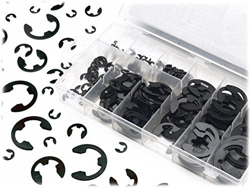 Performance Tool W5208 300pc E-Clip Assortment, Black - Image 2