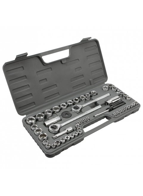 Performance Tool W1172 SAE/Metric 52-Piece Socket Set (1/4", 3/8" & 1/2" Drive)