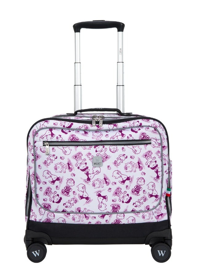 Wires 3 Piece Kids School Trolley Bag laptop compartment 8 Wheels With Lunch bag & Pencil Case  - Image 2