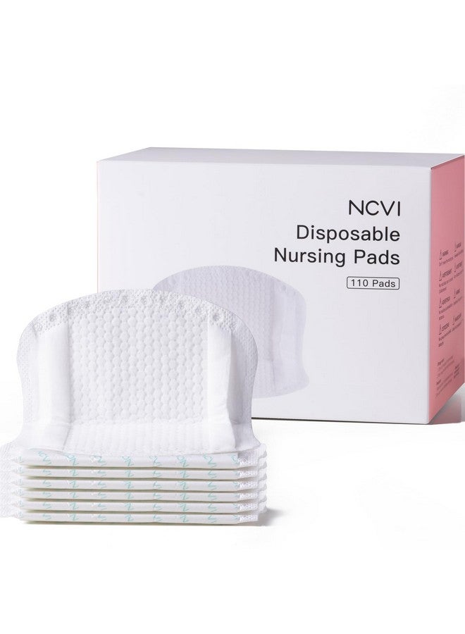 NCVI NCVI Disposable Ultra-Thin Nursing Pads 110 Count, Highly Absorbent Breast Pads for Leaking Milk, Breathable Nipple Pads for Breastfeeding, Soft and Stay Dry, Essentials for Nursing Moms - Image 1