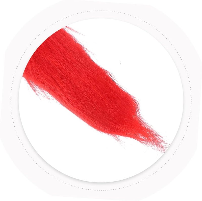 Red Faux Fur Animal Tail Costume Accessory For Party Cosplay Wolf - Image 5