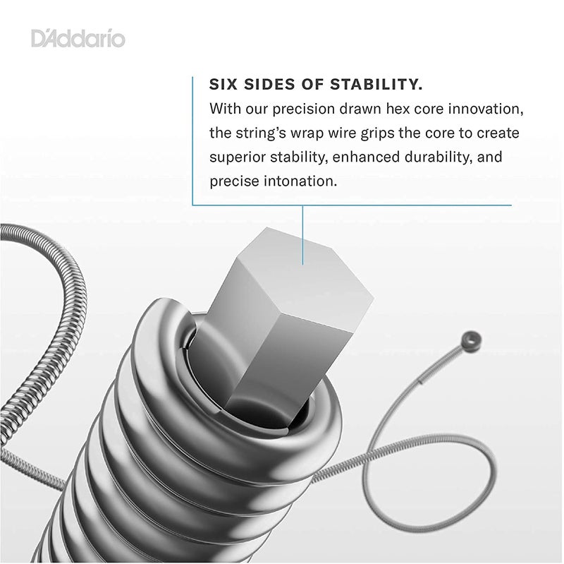 YEEN مجموعة أوتار جيتار أكوستيك د'أداريوا برونز EZ920 012-.054 قياس متوسط خفيف مع قيثارة كوكب ويفز مجانية - Image 3