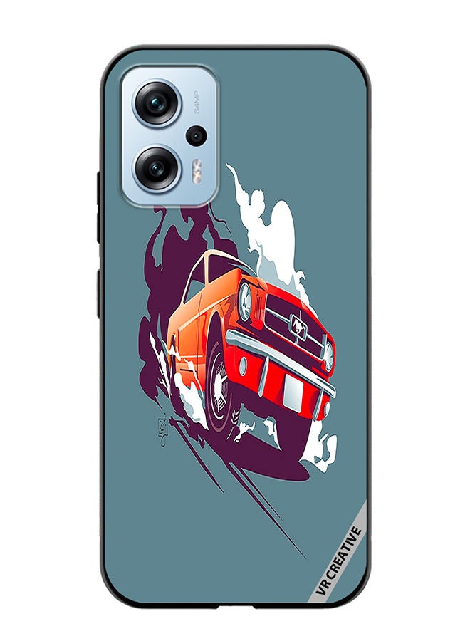 VR CREATIVE Protective Case Cover For Xiaomi Poco X4 GT Mustang Design Multicolour - Image 1