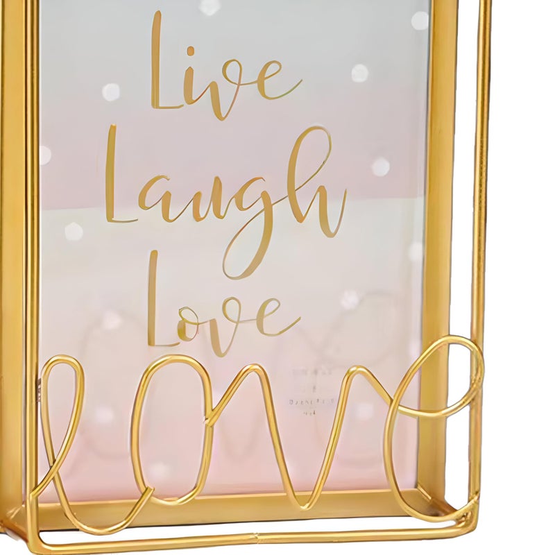 Picture Frame - Sturdy Self-Standing Iron Design, Ideal for Wedding Memories, Living Room Aesthetics, and Home Garden Inspiration. (model 2-mediume) - Image 3