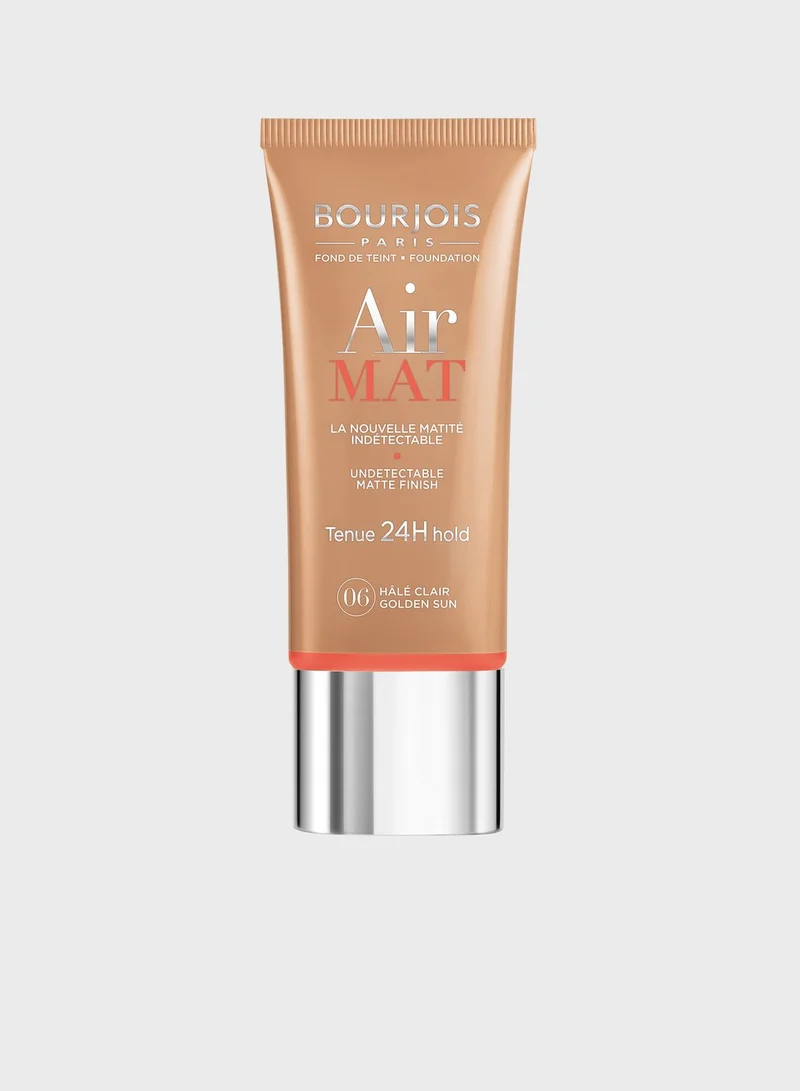 BOURJOIS PARIS Air Mat 24H Foundation - 06 - Light Tan, 30ml