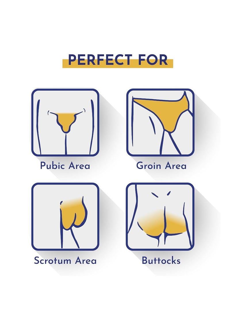 Mannlich Intimate/Private Hair Removal Cream for Men (100 ml) | Painless, Faster, Soothing for Unwanted Coarse Pubic Hair, Suitable For All Skin Types (Pack of 1) - Image 2