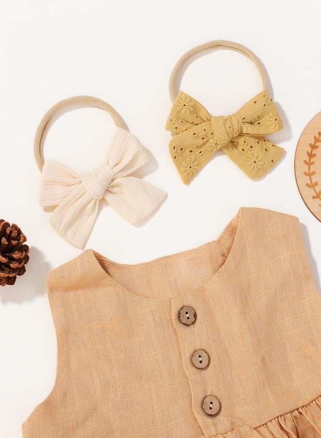 jollybows 12pcs Baby Girls Hair Bows Nylon Elastic Headband Hair Accessories for Infants Toddlers Newborn - Image 5