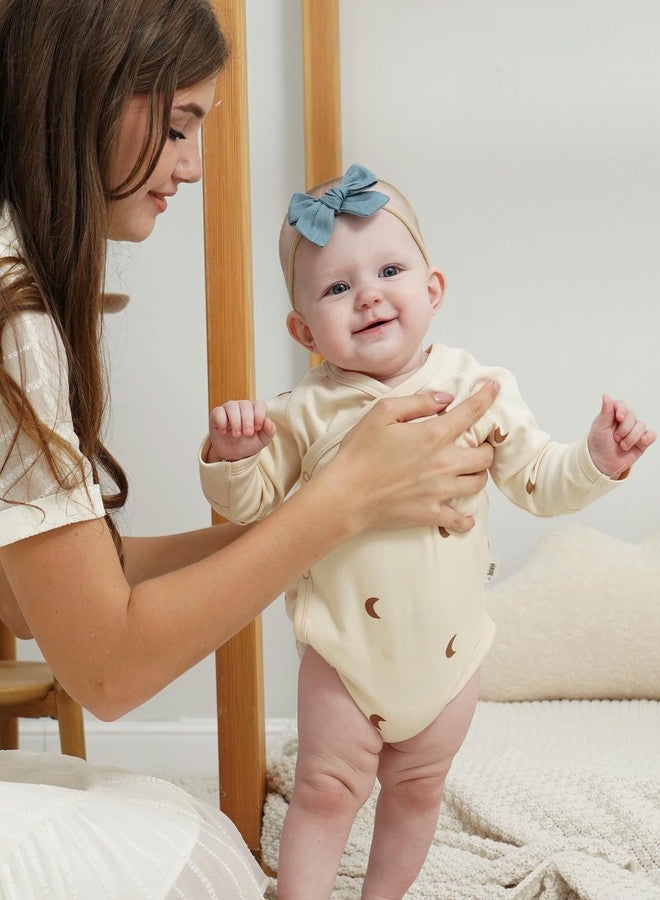 jollybows 12pcs Baby Girls Hair Bows Nylon Elastic Headband Hair Accessories for Infants Toddlers Newborn - Image 3