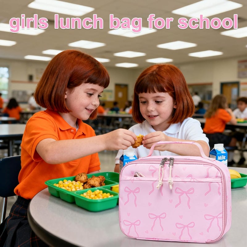 LOIDOU Lunch Box for Kids Boys Girls Insulated Lunch Bag Thermal Meal Tote Reusable Lunch Pail Bags for School Travel - Image 2