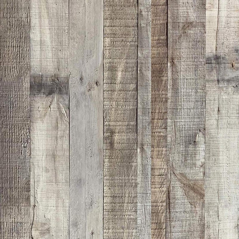 Qianglive Vintage Wood Wallpaper Rustic Wood Wallpaper Stick and Peel Self Adhesive Distressed Wood Look Wallpaper Vinyl Shelf Home Wood Panel Wall Paper Covering Film 17.3"Ã— 120" - Image 1