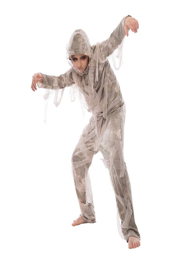 EraSpooky Halloween Mummy Costume Child Horror Fancy Dress Kids Egypt Costume - Image 1