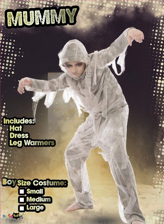 EraSpooky Halloween Mummy Costume Child Horror Fancy Dress Kids Egypt Costume - Image 2