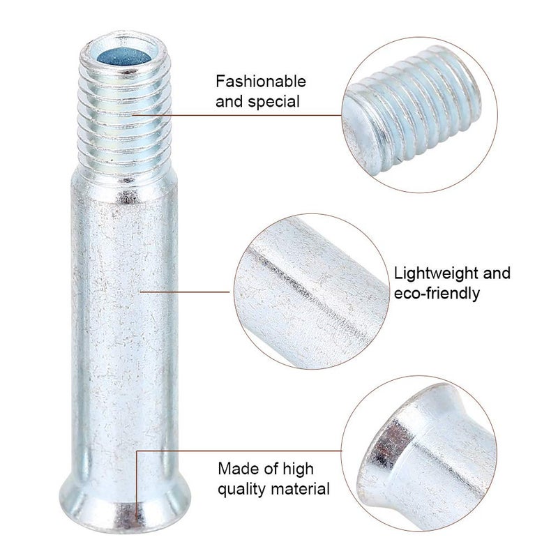VGEBY 15pcs Inline Skate Axle, Wheel Screw Bolt Fittings Inline Skating Replacement (35mm) Axle Bolts - Image 2