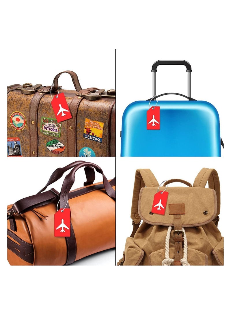 5 Pack Silicone Luggage Tag, With Name ID Card Quickly Spot Luggage Suitcase, Anti-lost Tag - Image 4